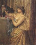 george frederic watts,o.m.,r.a. Portrait of Mary Anderson (mk37) oil on canvas